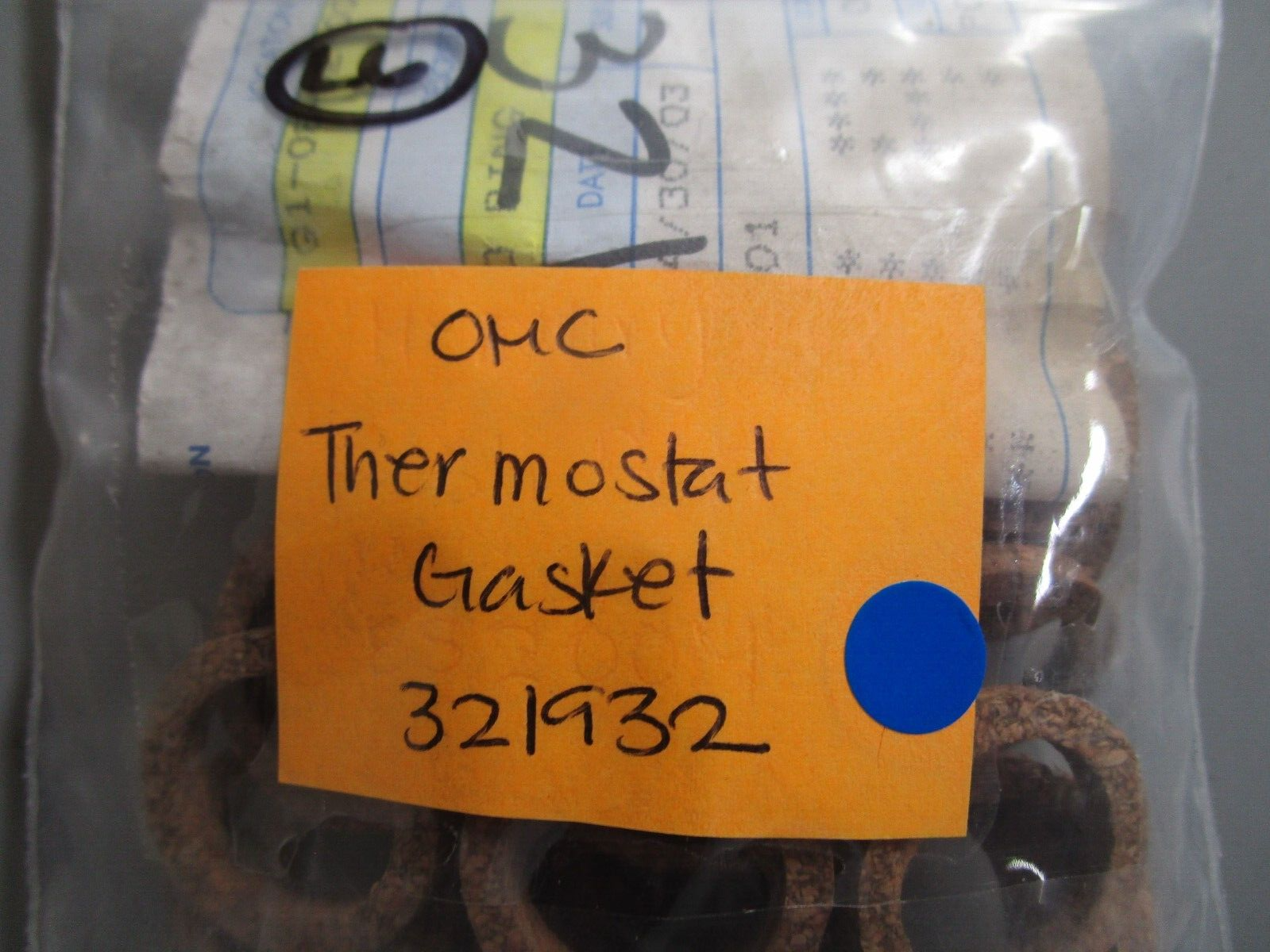 *NEW OEM* (LOT OF 5) 0770 OMC Johnson Evinrude Thermostat Gasket 321932 0321932