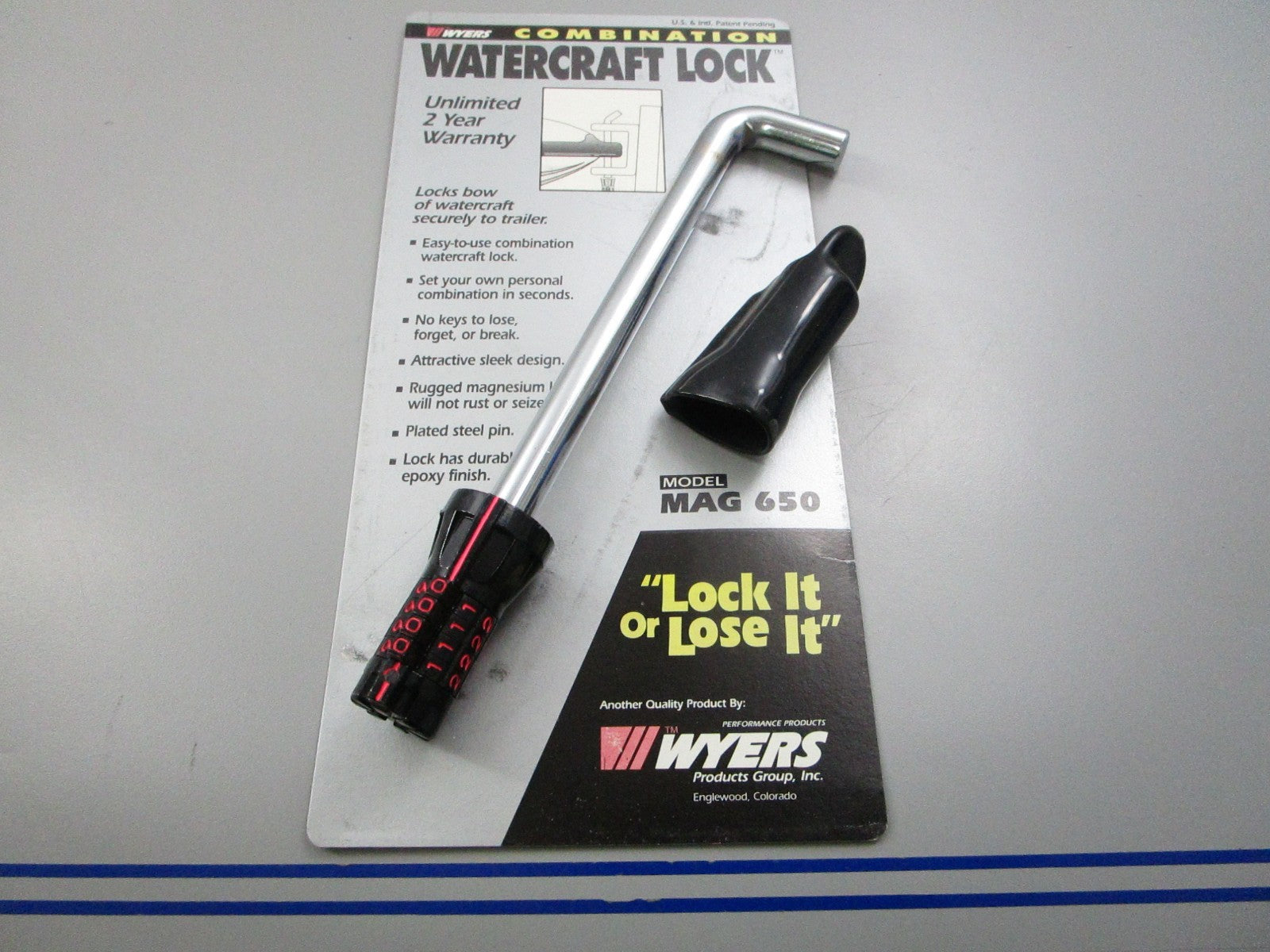 NEW MAG 650 Wyers Watercraft Lock 0810