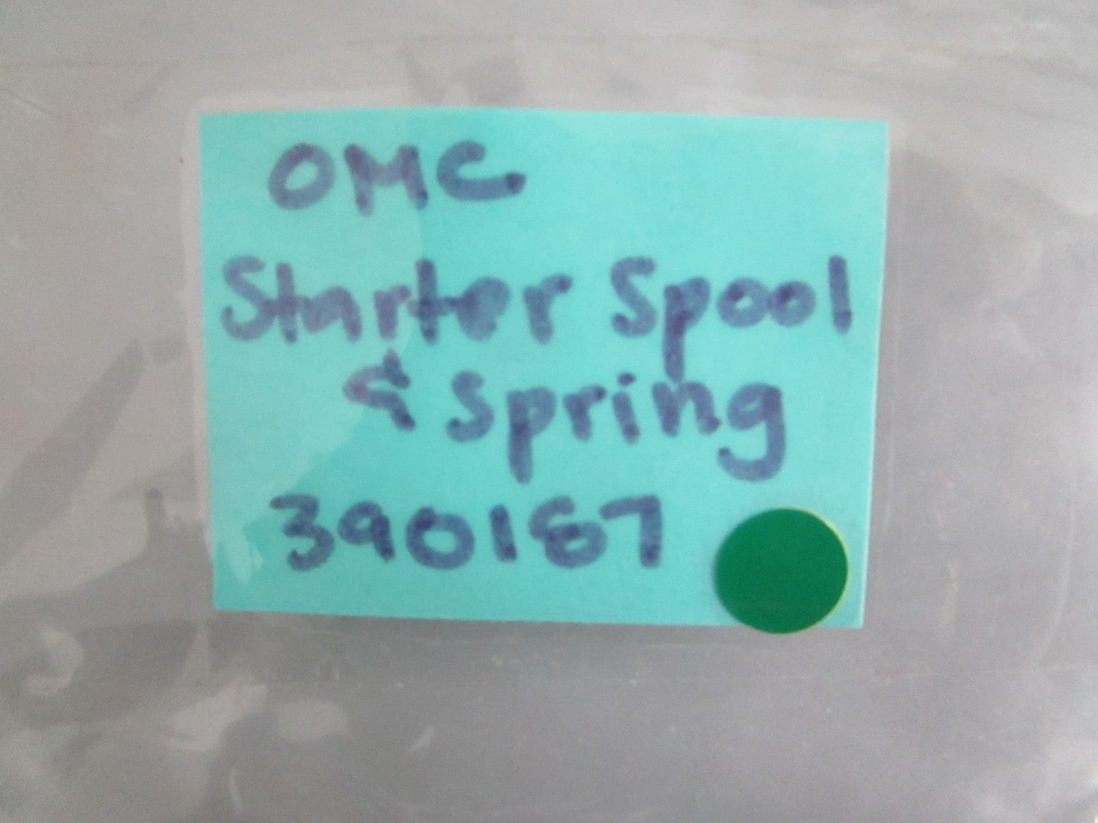 NEW OEM 390187 0390187 OMC Johnson Evinrude Starter Spool & Spring 0820