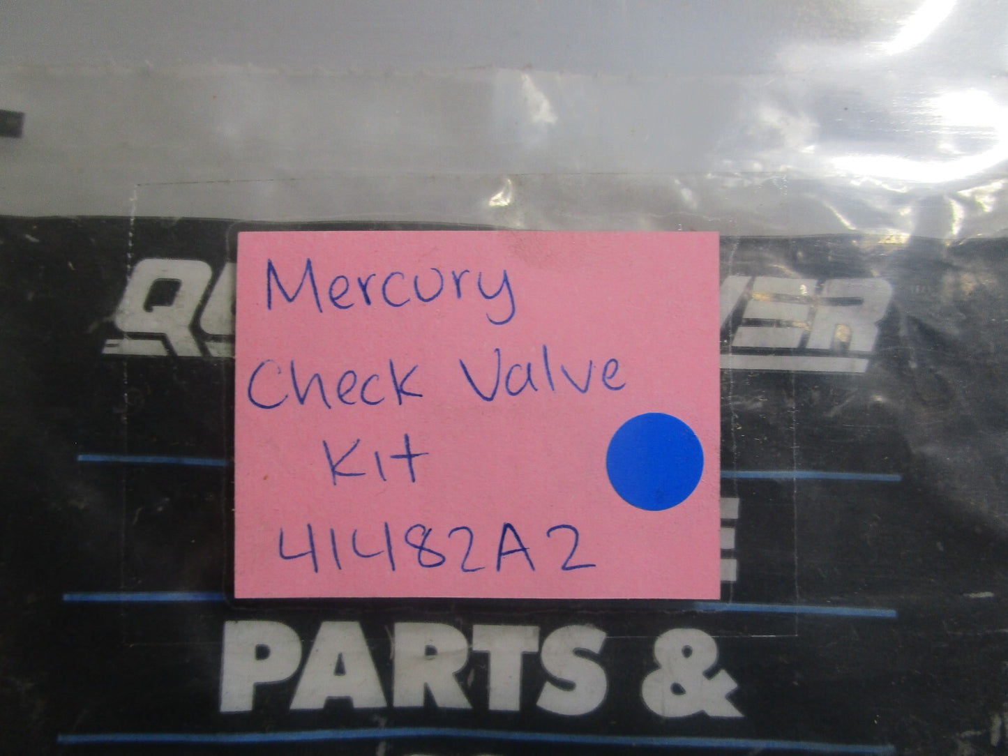*NEW OEM* 0810 Mercury Quicksilver Check Valve Kit 41482A2