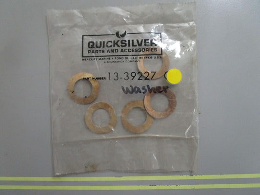 *NEW OEM* (LOT OF 5) 0810 Mercury Quicksilver Washer 13-39227