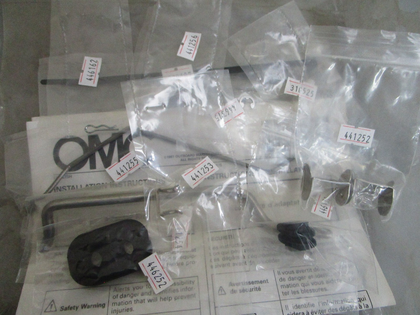 *NEW OEM* 0820 OMC Johnson Evinrude Remote Control Adaptor Kit 444509 0444509