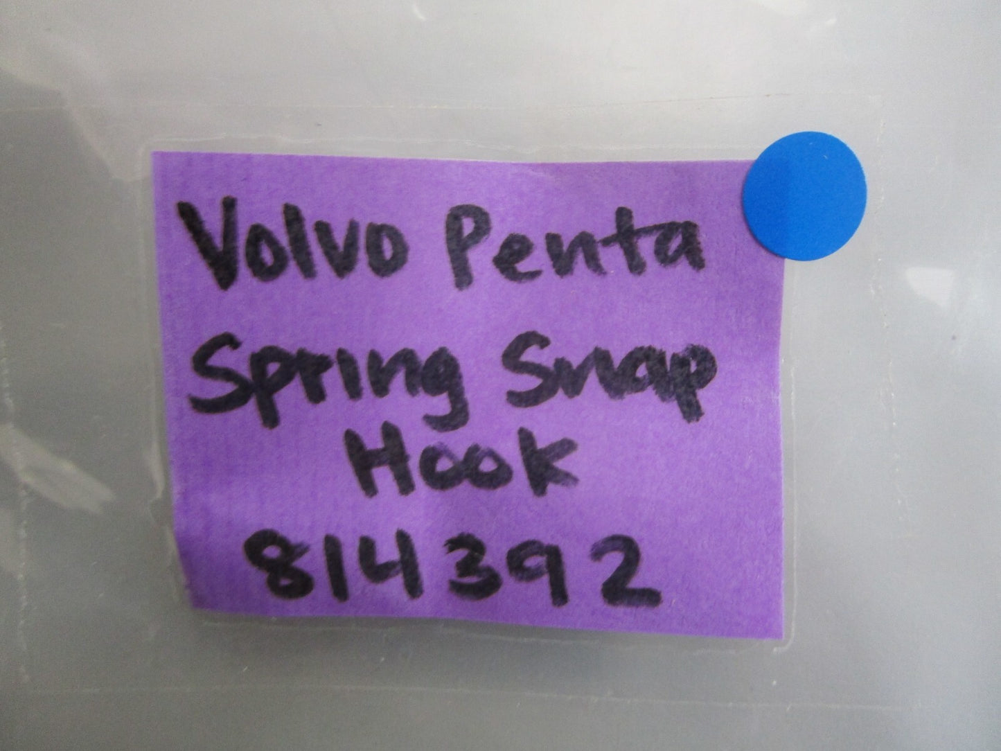 *NEW OEM* 0820 Volvo Penta Spring Snap Hook 814392