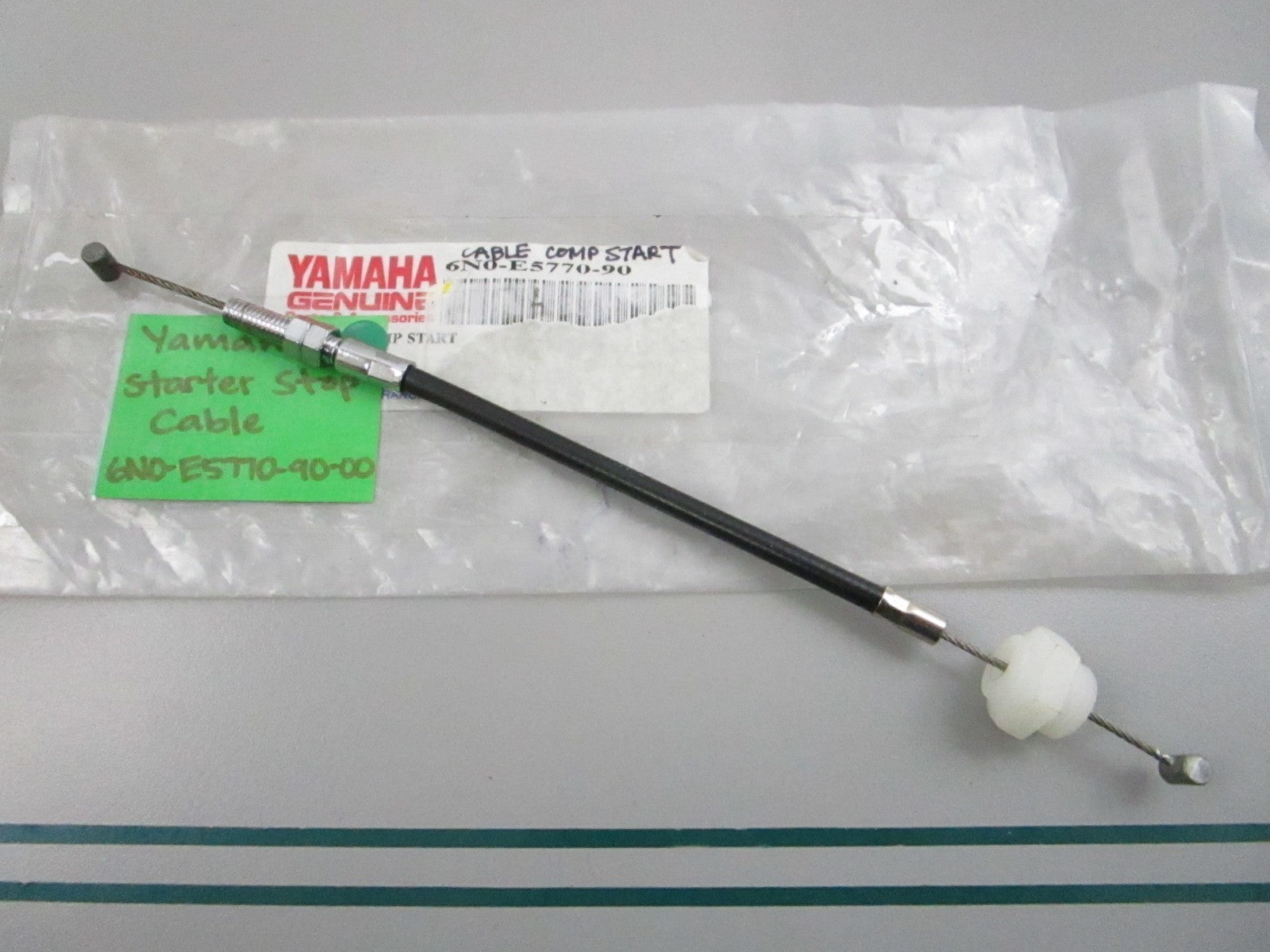 NEW OEM 6N0-E5770-90-00 Yamaha Starter Stop Cable 0810