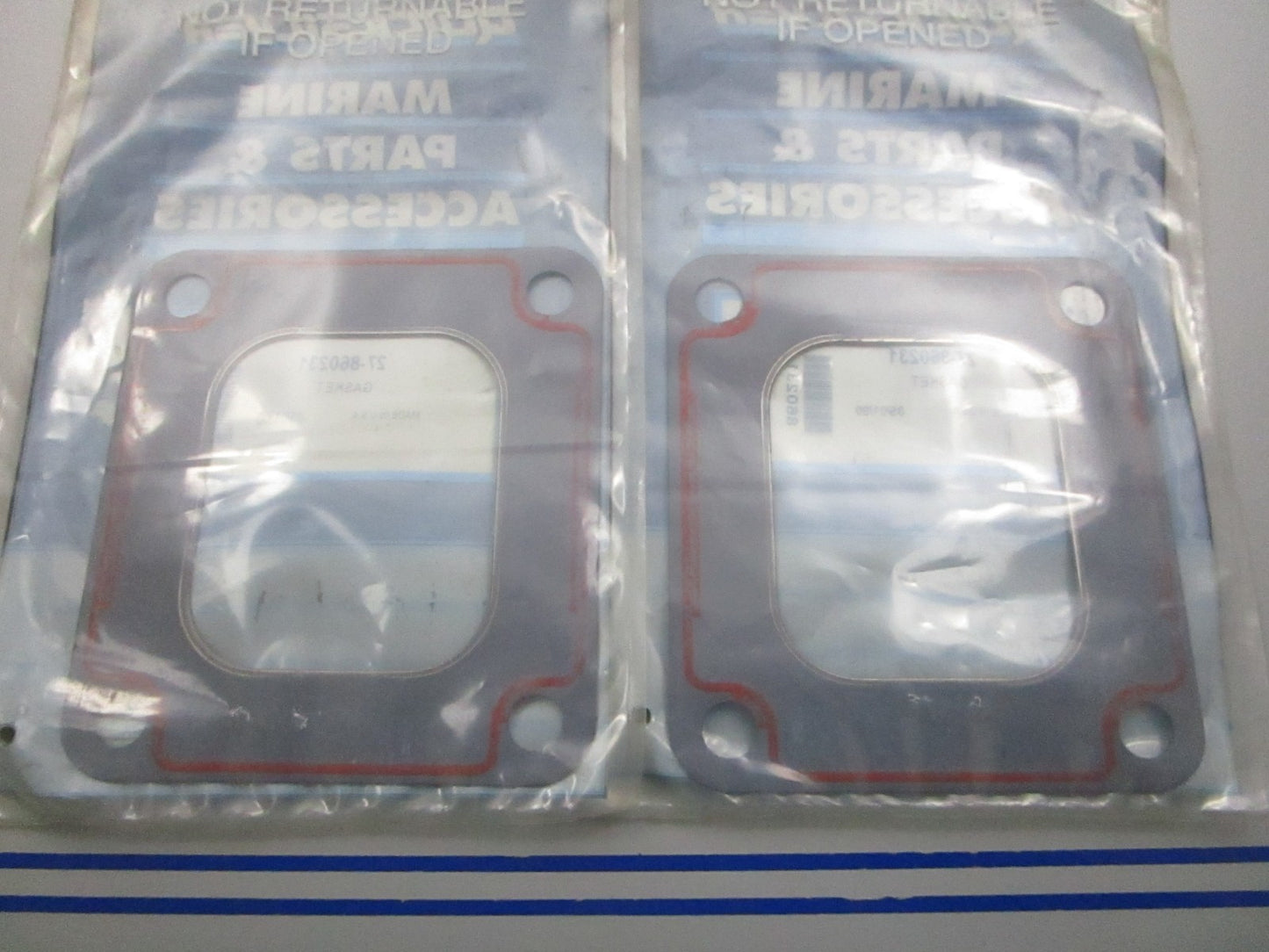 NEW OEM (LOT OF 2) 27-860231 Mercury Quicksilver Gasket 0810