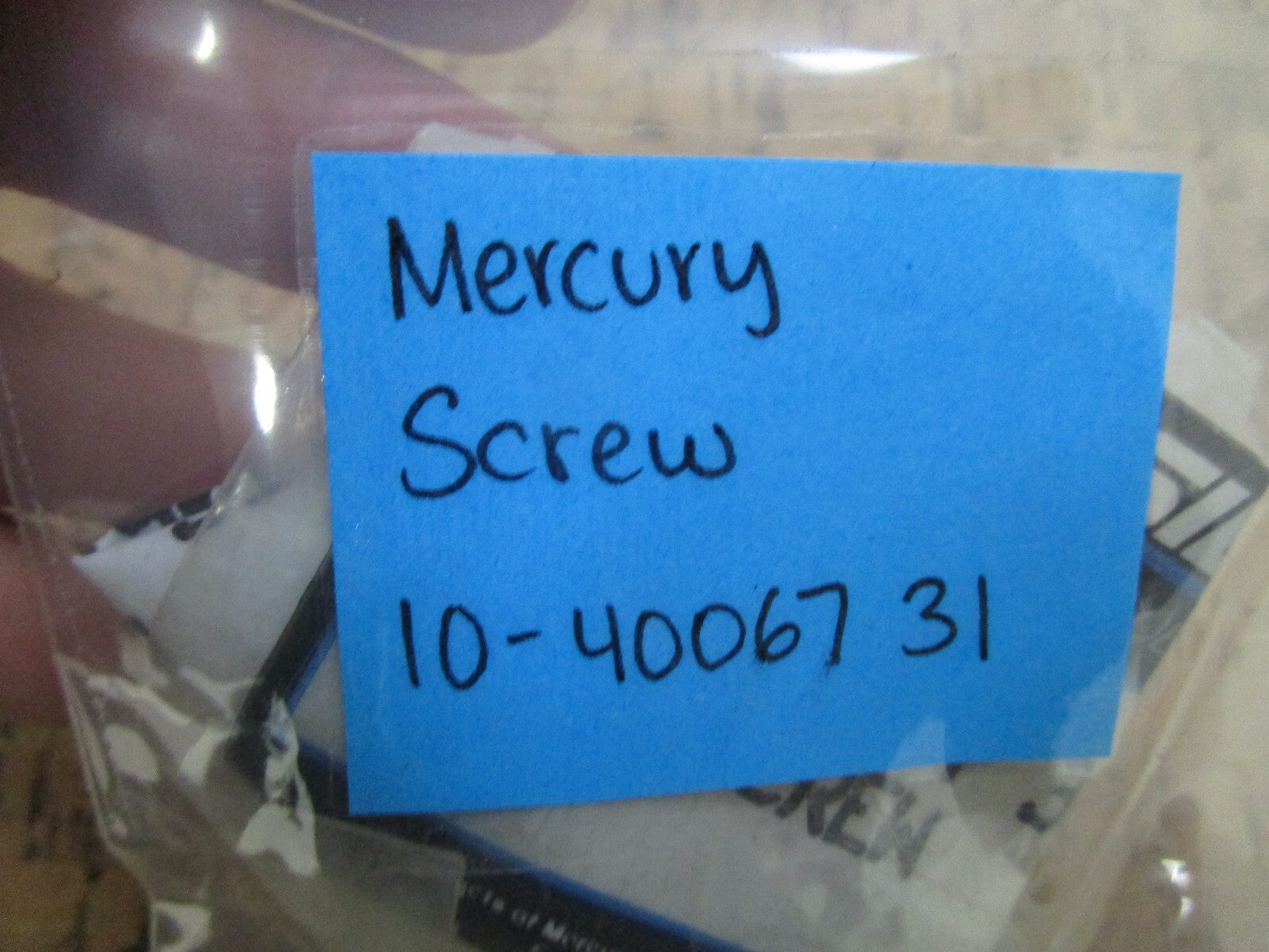 *NEW OEM* (LOT OF 2) 0750 Mercury Quicksilver SCREW 10-40067 31