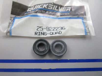 NEW OEM (LOT OF 2) 25-822236 Mercury Quicksilver Quad Ring 0810