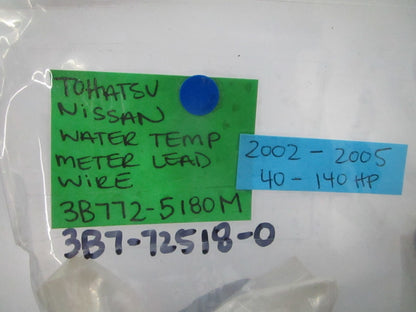 *NEW OEM* 0720 Tohatsu Nissan 2002 - 2005 Water Temp Lead Wire 40-140 hp