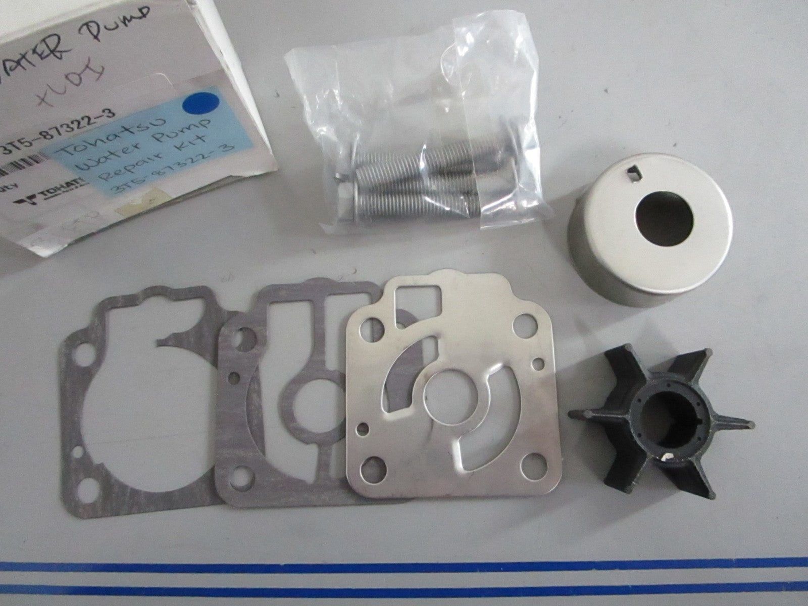 NEW OEM 3T5-87322-3 Tohatsu Water Pump Repair Kit 0820
