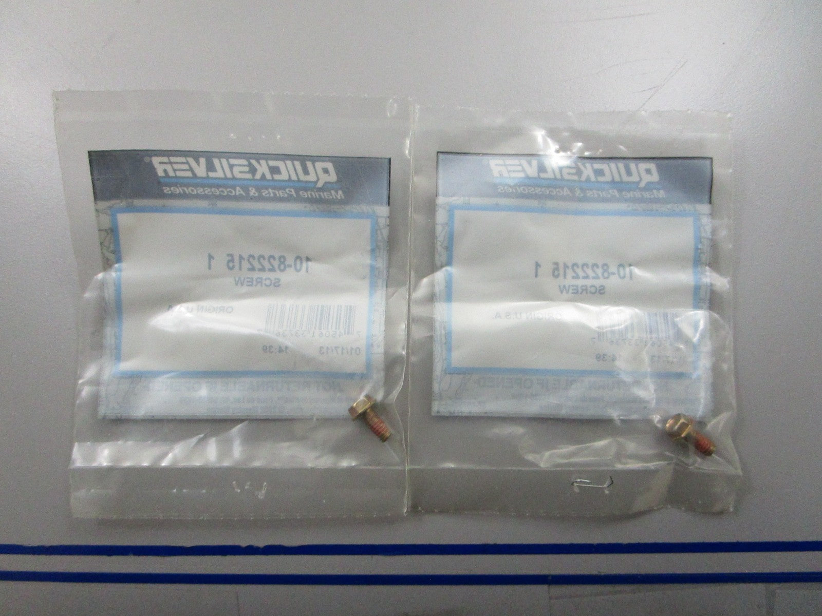 *NEW OEM* (LOT OF 2) 0810 Mercury Quicksilver Screw 10-8222151