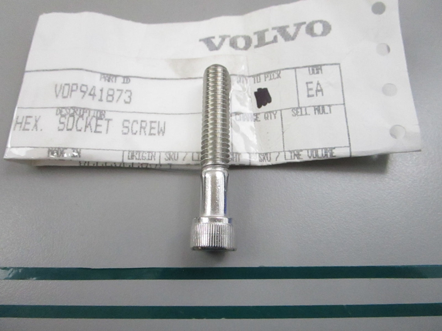 Volvo Penta NEW OEM Hex Socket Screw 941873 AQ270 AQ280 AQ290 Sterndrive NOS 081
