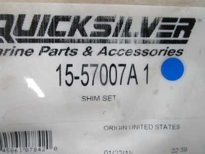 *NEW OEM* 0810 Mercury Quicksilver Shim Set 15-57007A1