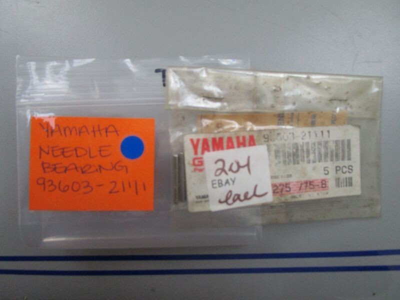 *NEW OEM* (LOT OF 5) 0770 Yamaha Needle Bearing 93603-221111