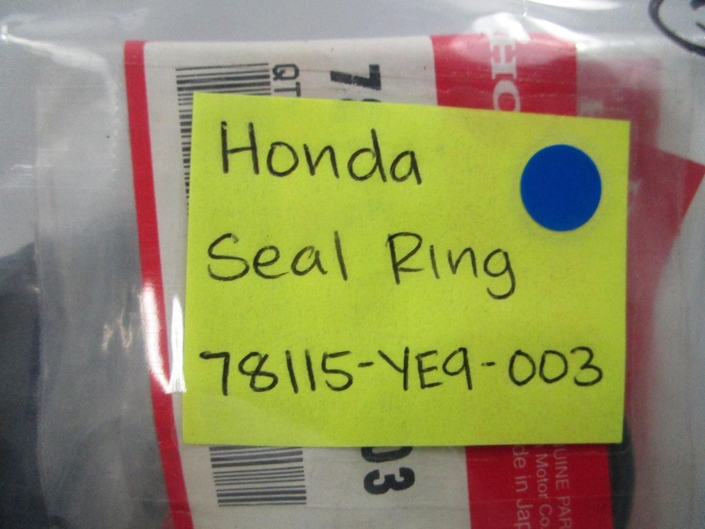 *NEW OEM* 0810 Honda Seal Ring 78115-YE9-003
