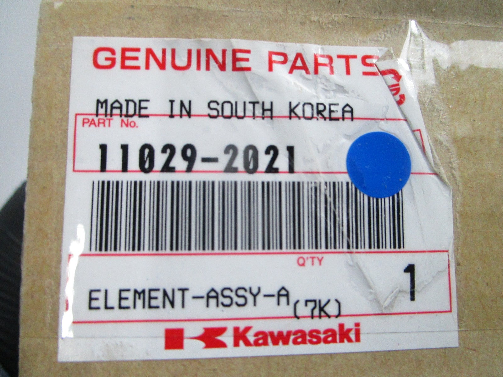 *NEW OEM* 0810 Kawasaki Air Filter 11029-2021