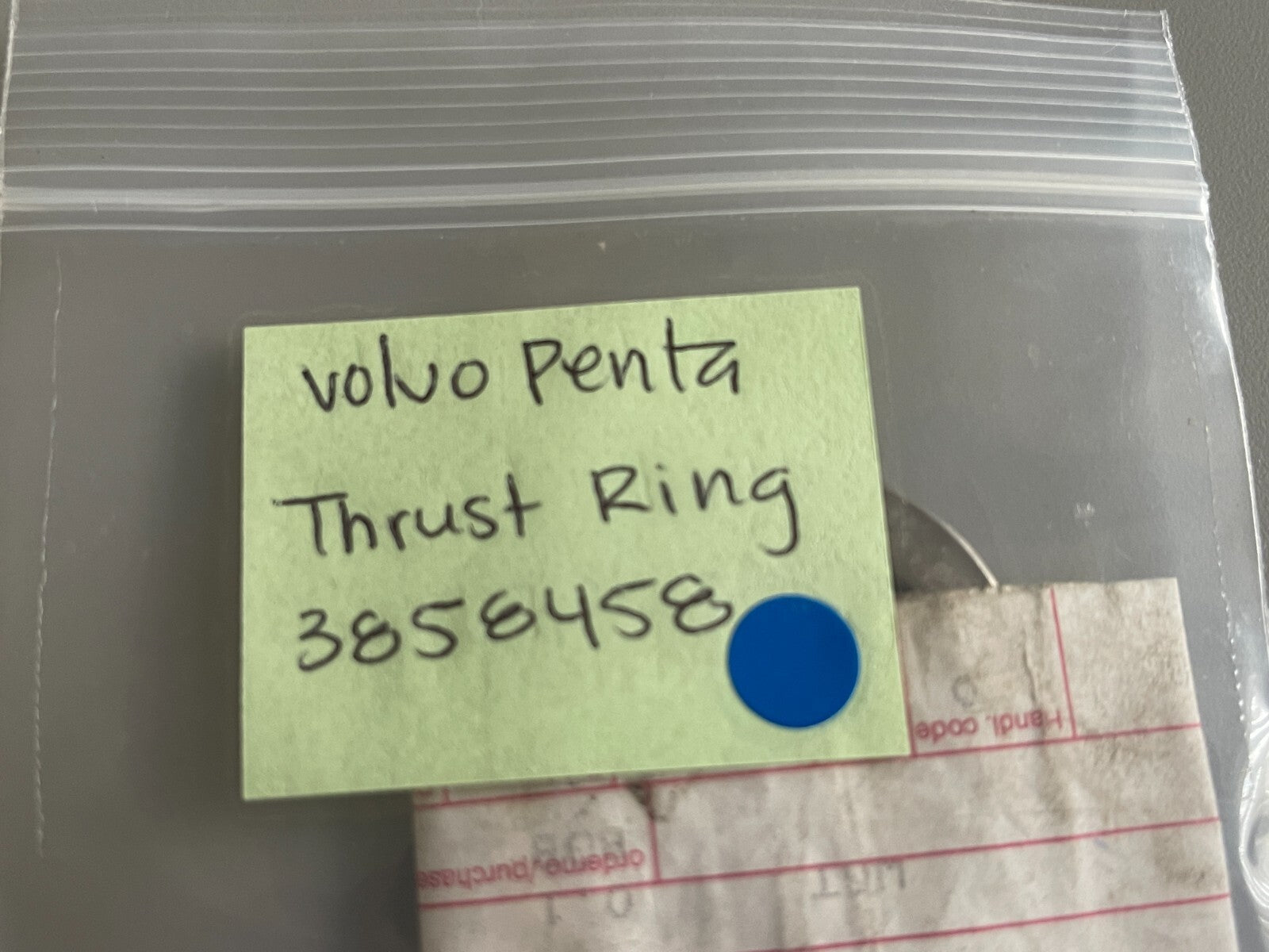 *NEW OEM* 0720 Volvo Penta Thrust Ring 3858458