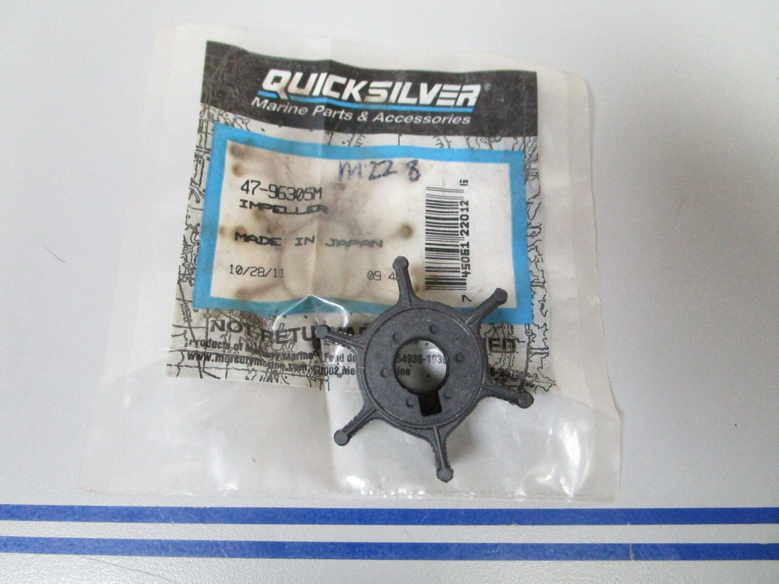 *NEW OEM* 0770 Mercury Quicksilver Impeller 47-96305M