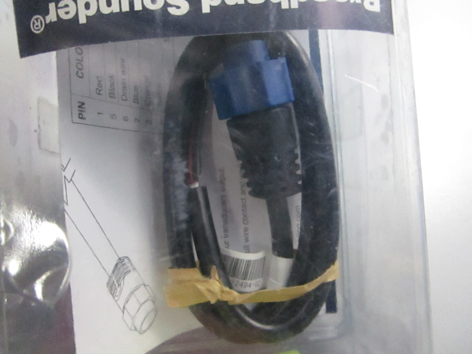 *NEW OEM* 0810 Lowrance Transducer Adapter Cable 000-10046-001