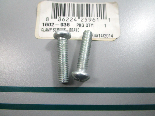 NEW OEM (LOT OF 2) 1602-936 Arctic Cat Brake Clamp Screw 0810