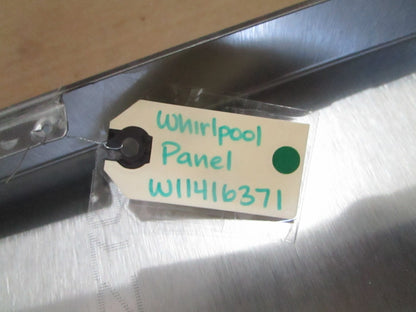 Whirlpool NEW OEM Dishwasher Door Outer Panel W11416371 Stainless KitchenAid 082