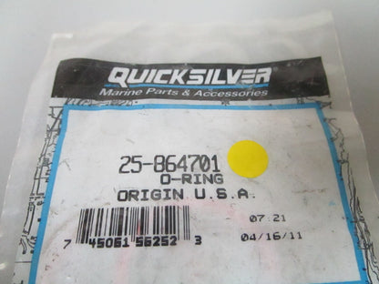 *NEW OEM* (LOT OF 2) 0810 Mercury Quicksilver O-Ring 25-864701
