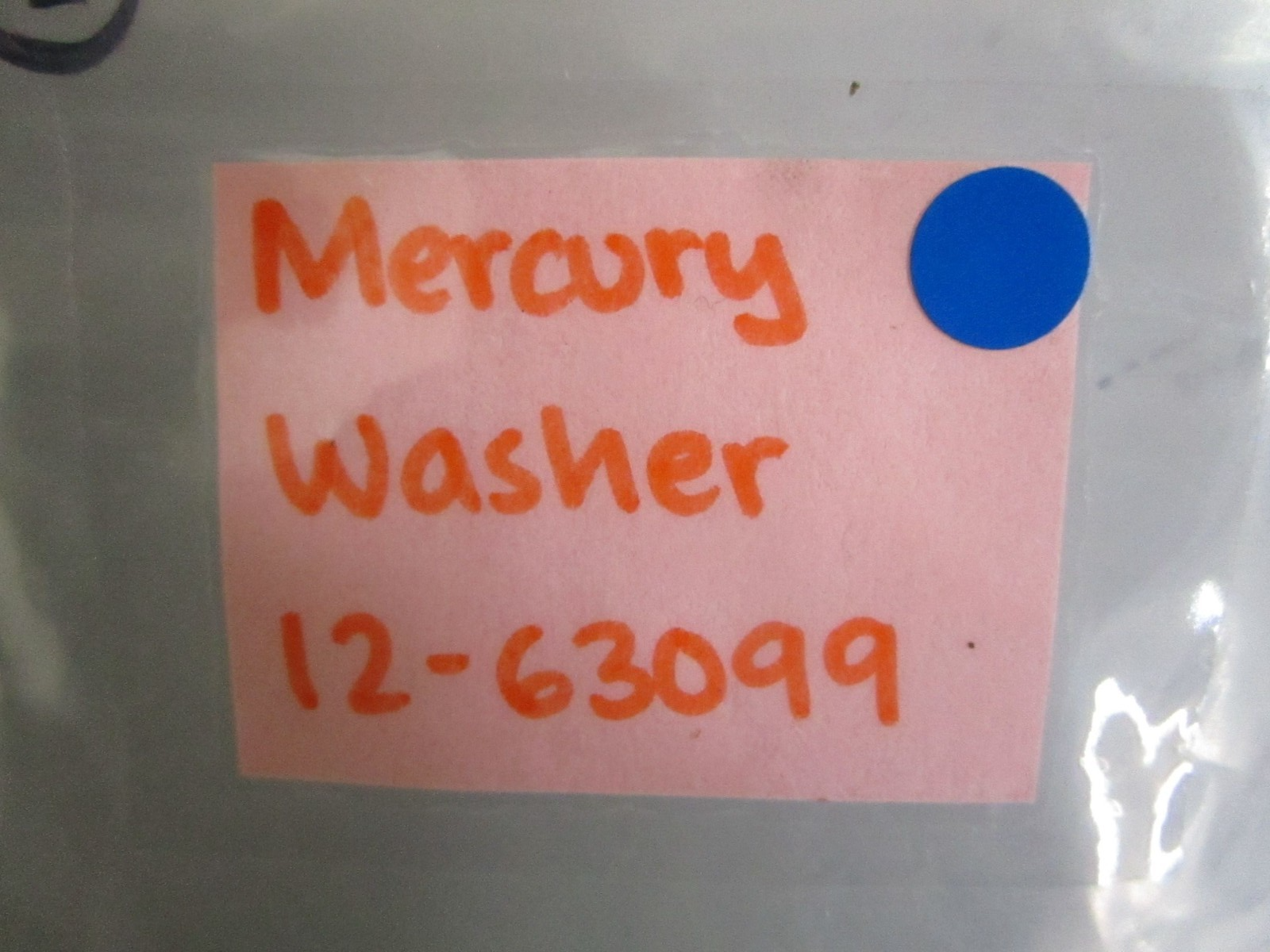 *NEW OEM* 0770 Mercury Quicksilver Washer 12-63099