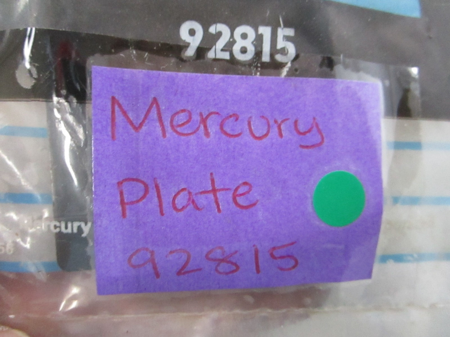 NEW OEM 39519 Mercury Quicksilver Plate 0810