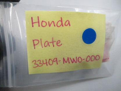 *NEW OEM* 0810 Honda Plate 33409-MW0-000