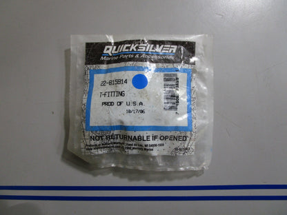 *NEW OEM* 0810 Mercury Quicksilver T Fitting 22-815914