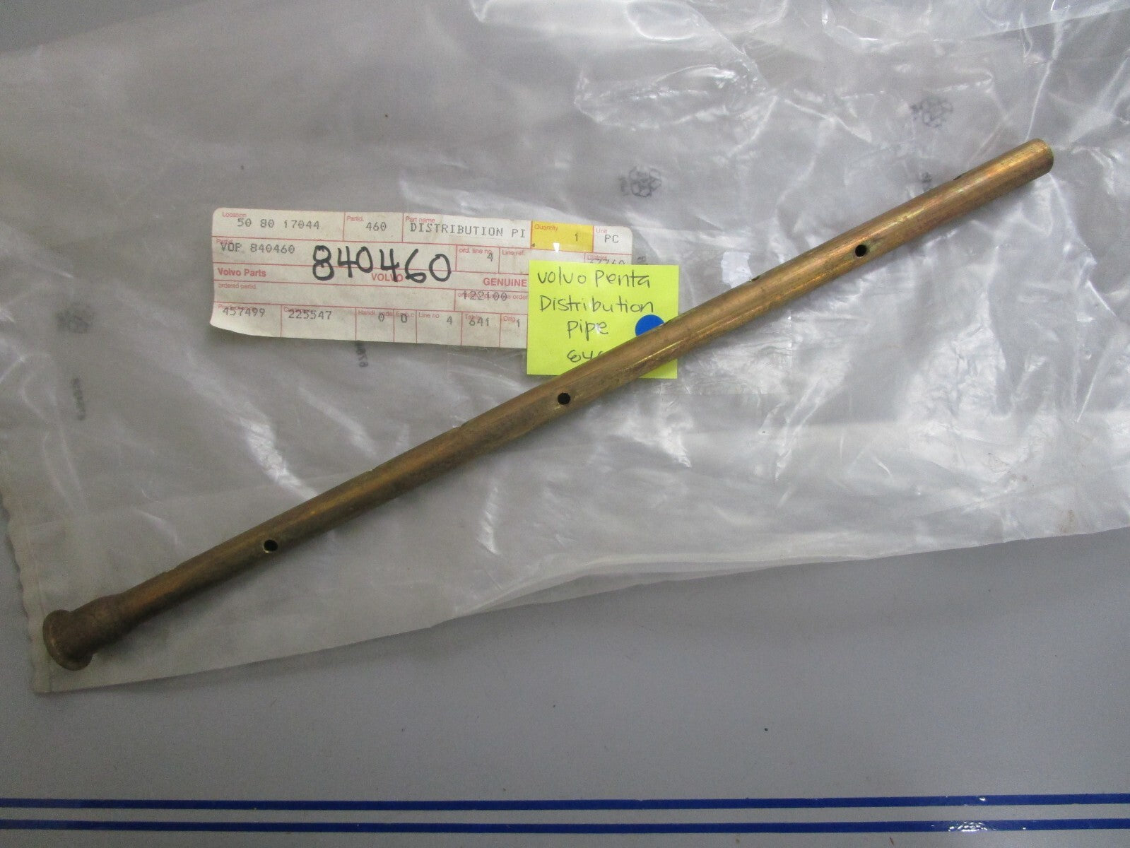 *NEW OEM* 0820 Volvo Penta Distribution Piper 840460