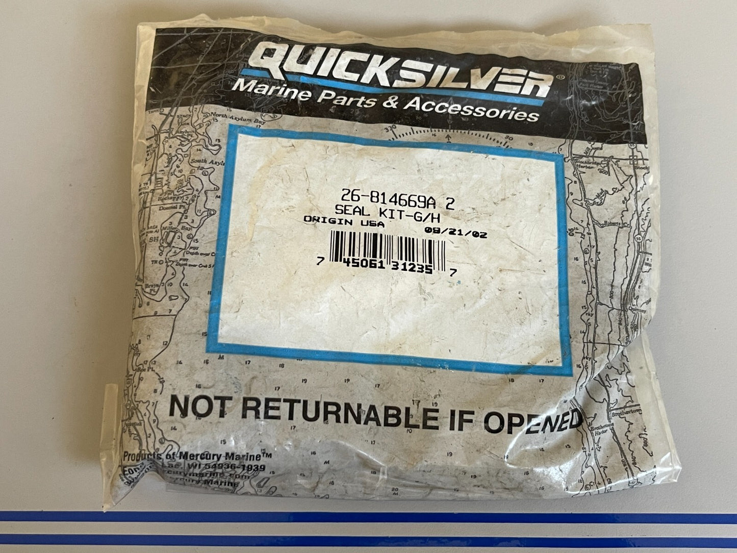 *NEW OEM* 0720 Mercury Quicksilver Gearcase Seal Kit 26-814669A2