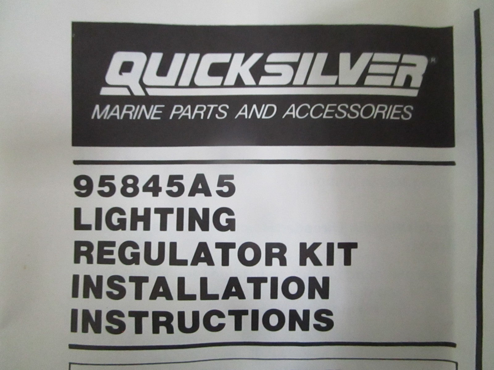 Mercury NEW OEM Lighting Regulator Kit 95845A5 NOS 10-30HP Outboard Part 0820