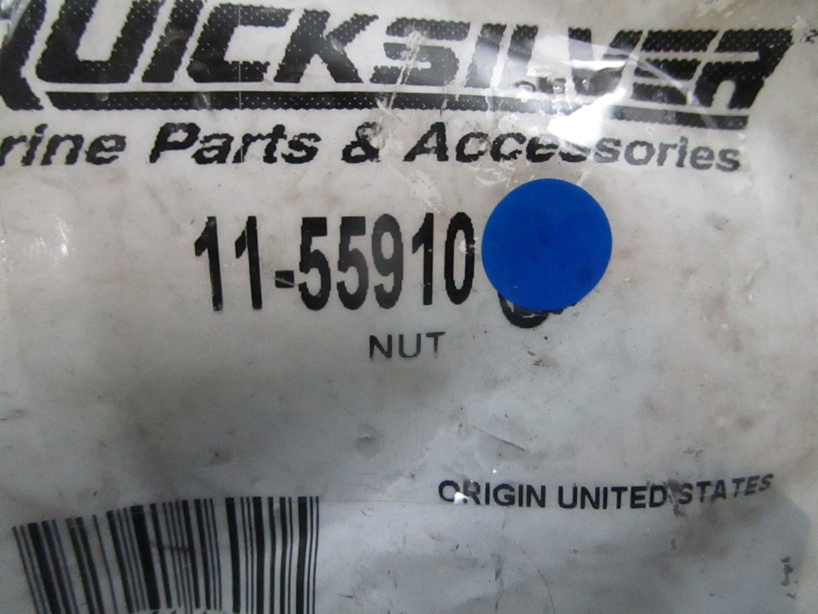 *NEW OEM* (LOT OF 5) 0810 Mercury Quicksilver Nut 11-55910
