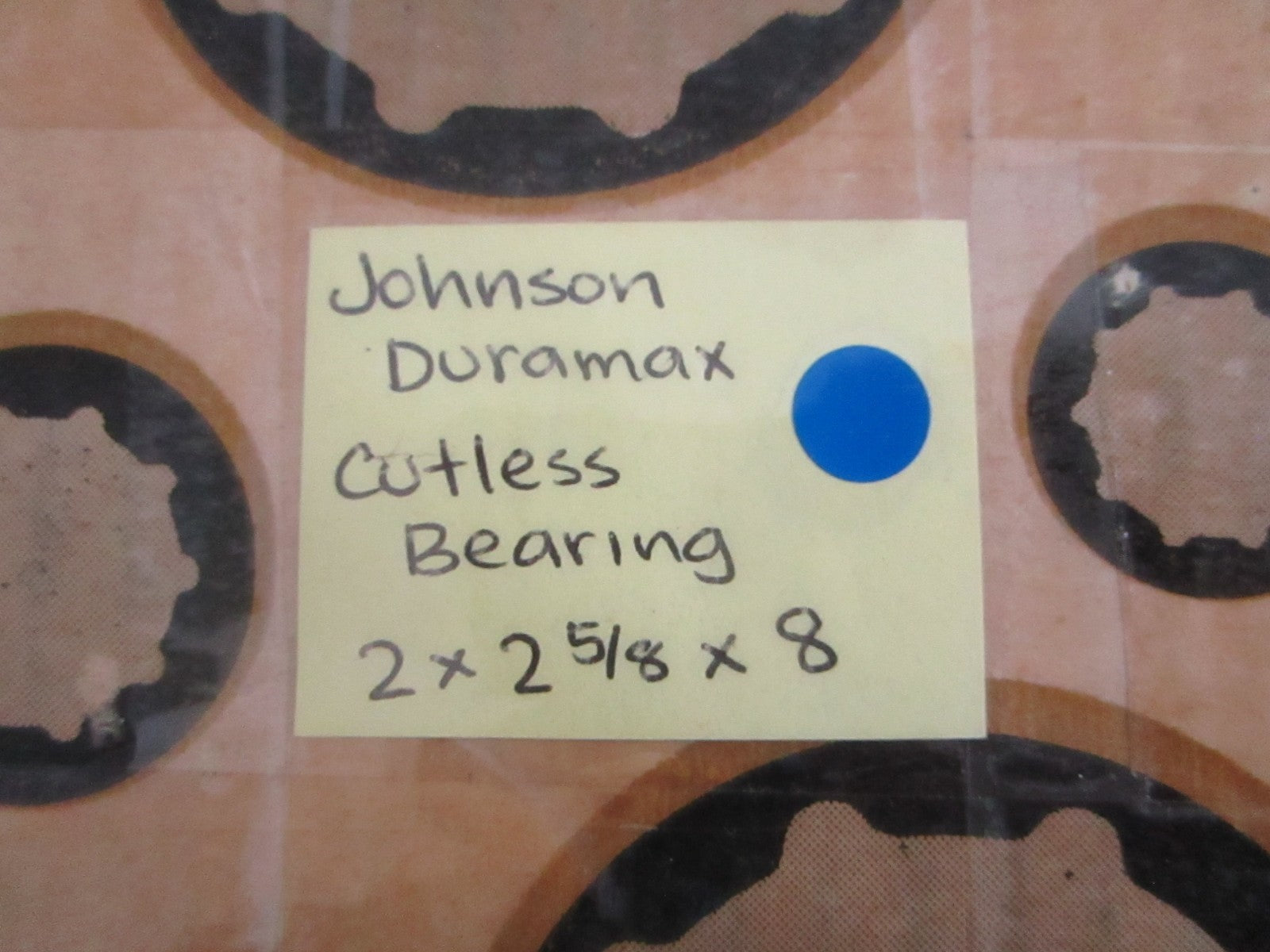 *NEW OEM* 0820 Johnson Duramax Cutless Bearing 2 × 2⅝ × 8