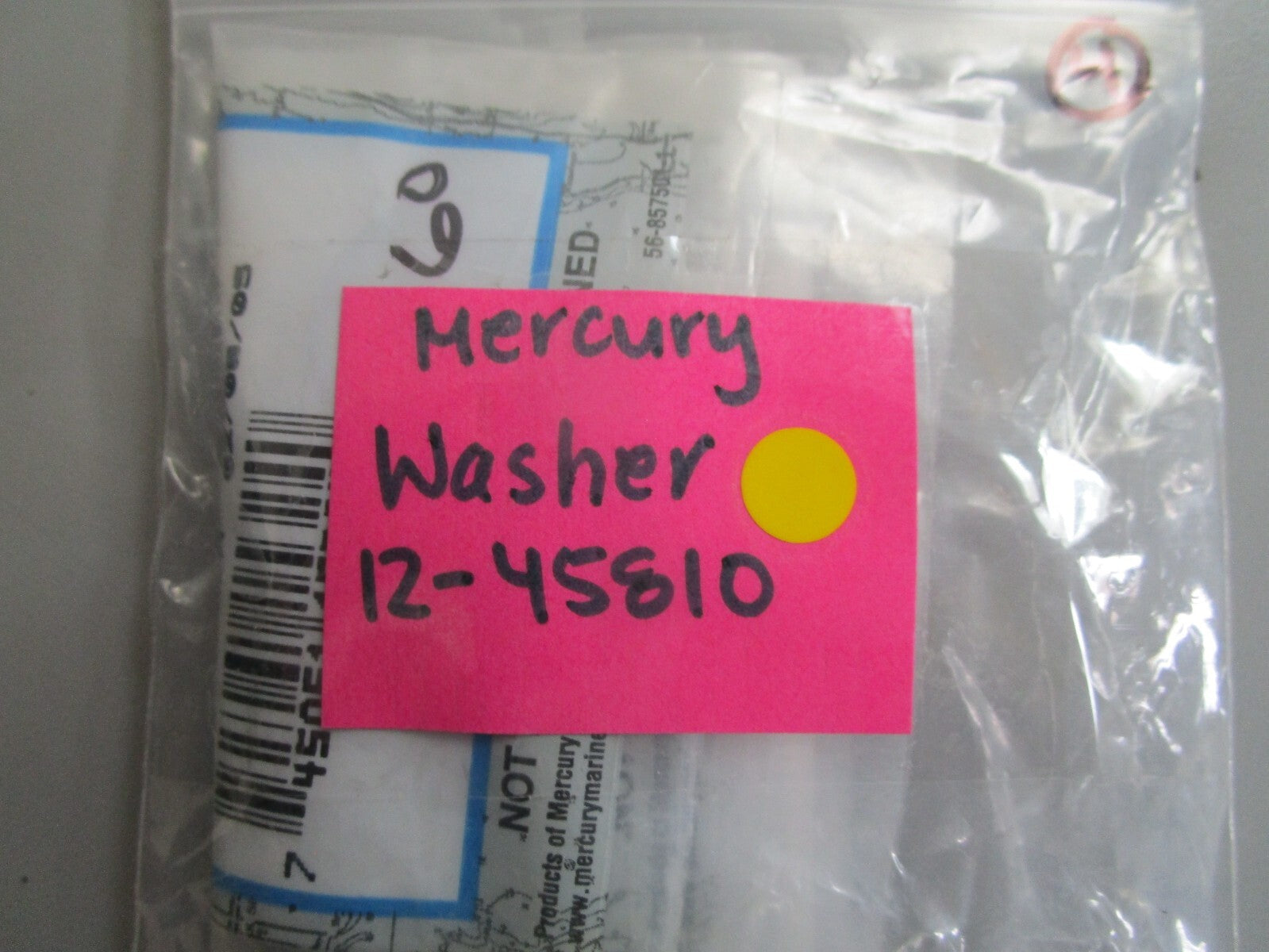 *NEW OEM* 0810 Mercury Quicksilver Washer 12-45810