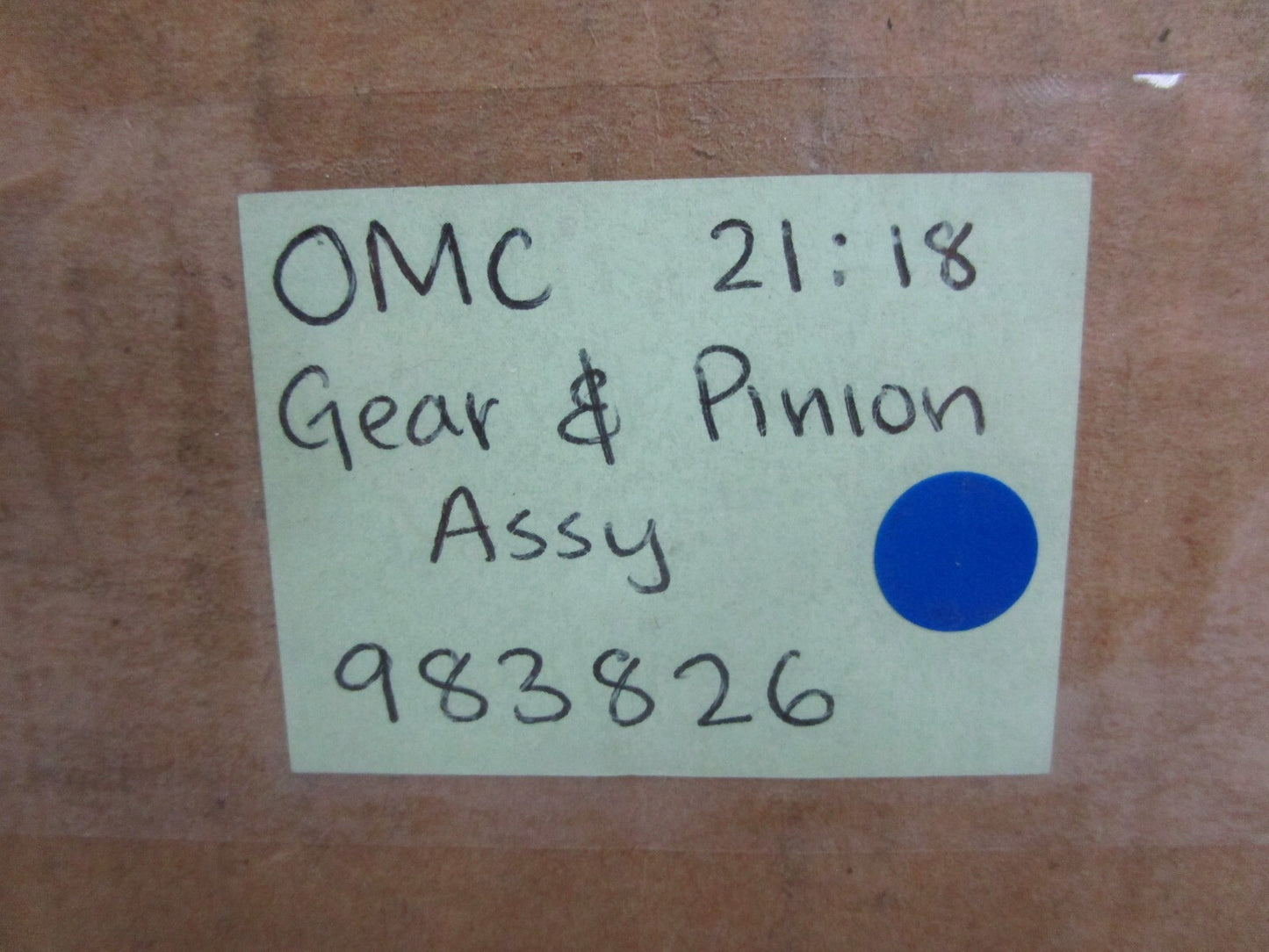 *NEW OEM* 0820 OMC Johnson Evinrude 21:18 Gear & Pinion Assy 983826 0983826