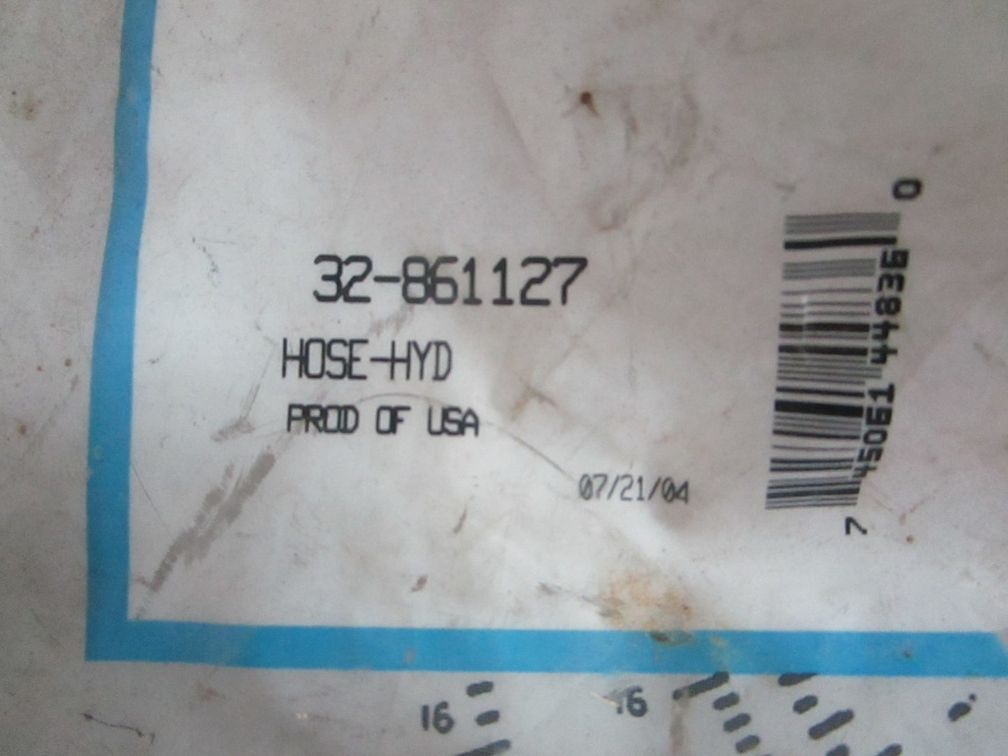 NEW OEM 32-861127 Mercury Quicksilver Hydraulic Hose 0820