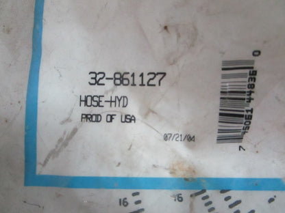 NEW OEM 32-861127 Mercury Quicksilver Hydraulic Hose 0820