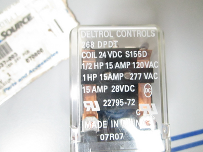 *NEW* 0720 Total Source 15A 12V PCB Relay CR62337-003 Replaces: Crown 062337-003