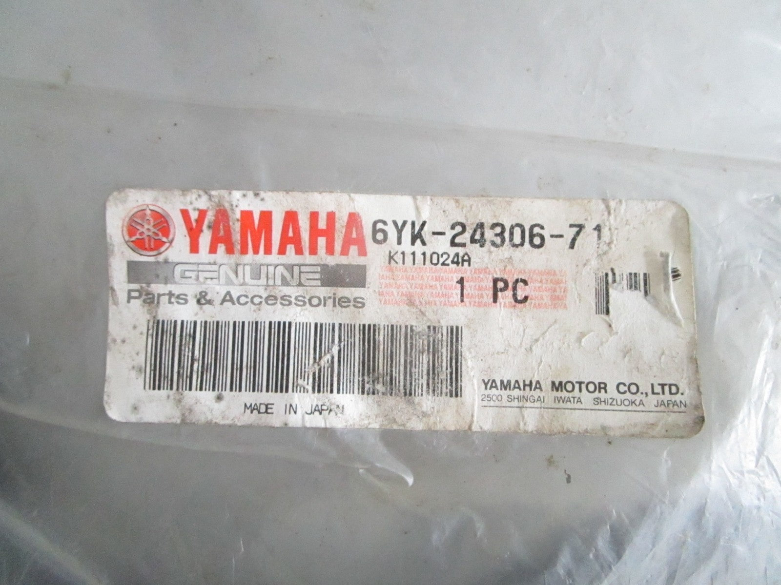 NEW OEM 6YK-24306-71-00 Yamaha Fuel Hose Assy 0820