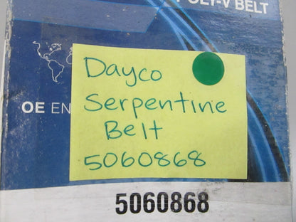 NEW 5060868 Dayco Serpentine Belt 0810