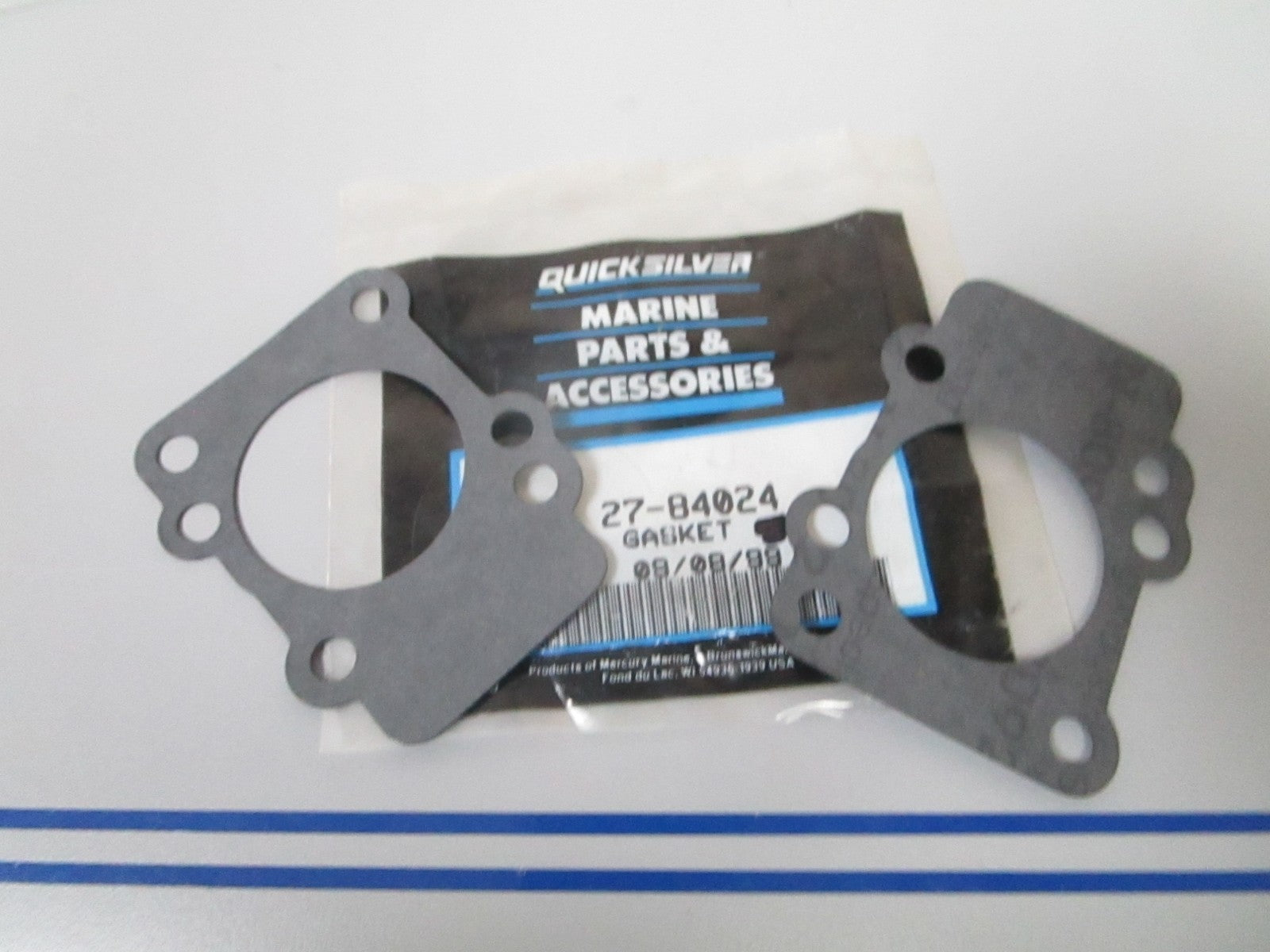 NEW OEM (LOT OF 2) 27-84024 Mercury Quicksilver Gasket 0810
