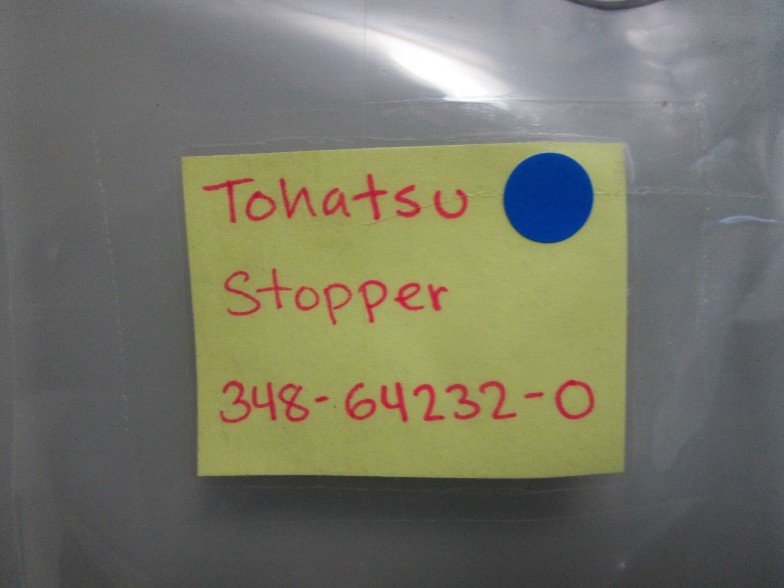*NEW OEM* 0770 Tohatsu Nissan Stopper 348-64232-0