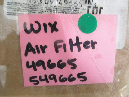 NEW OEM 549665 49665 Wix Air Filter 0820