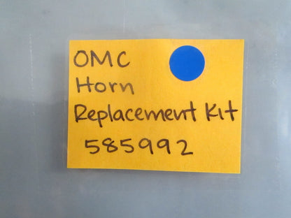 NEW OEM 585992 0585992 OMC Johnson Evinrude Horn Replacement Kit 0820