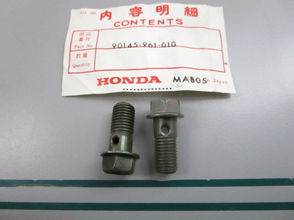 NEW OEM (LOT OF 2) 90145-961-010 Honda Bolt 0810
