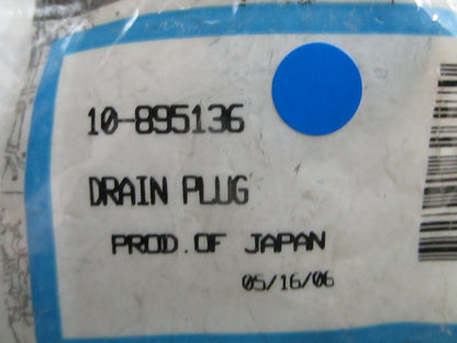 *NEW OEM* 0810 Mercury Quicksilver Drain Plug 10-895136
