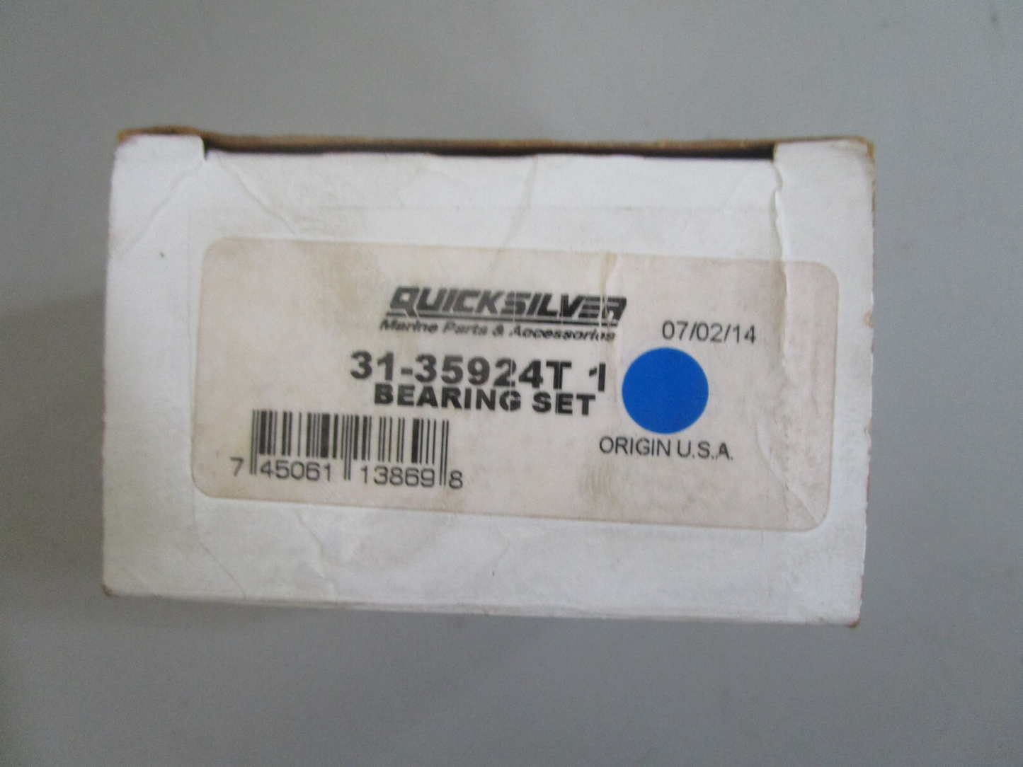*NEW OEM* 0820 Mercury Quicksilver Bearing Set 31-35924T1