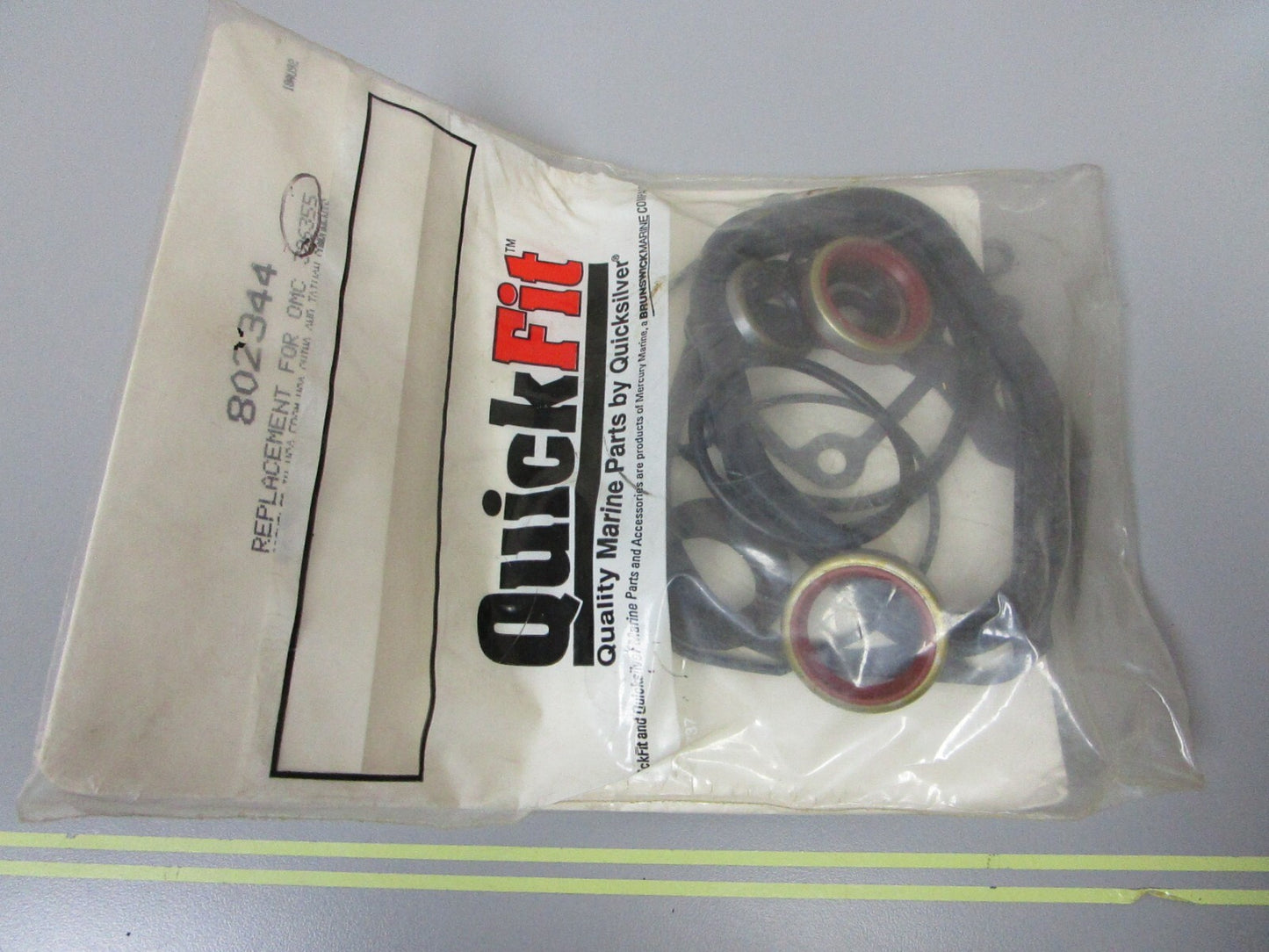 *NEW* 0720 Quick Fit Quicksilver Seal Kit 802344 Replaces: OMC Evinrude 396355