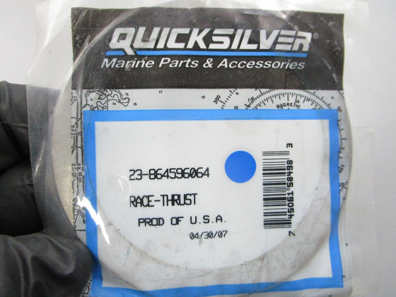 NEW OEM 23-864596064 Mercury Quicksilver Thrust Race 0810